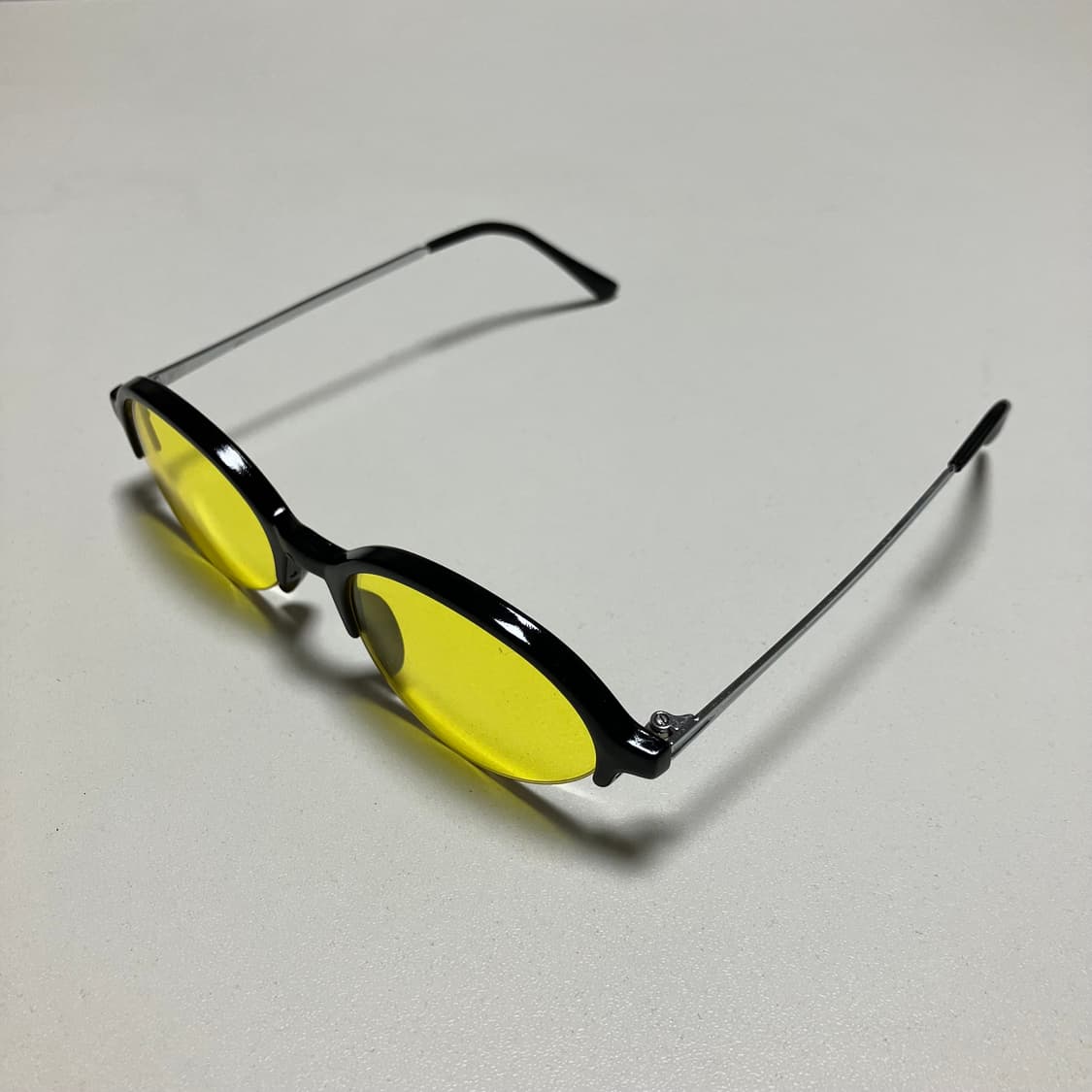 반무테 빈티지 선글라스 black yellow 상품이미지3