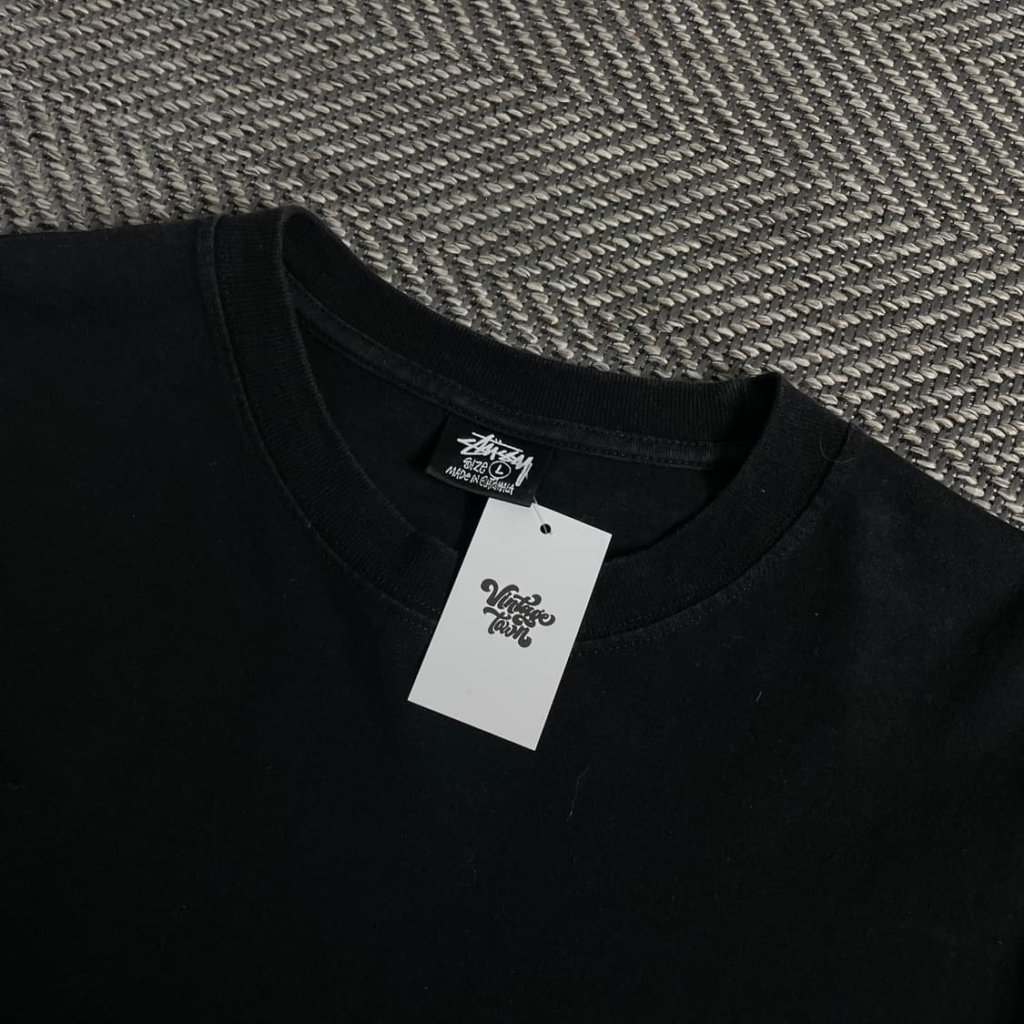 스투시 베이직 빅로고 박시핏 롱슬리브 티셔츠o 3463 상품이미지5