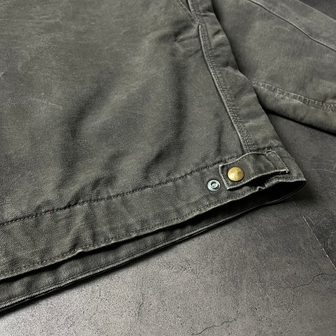 CARHARTT 칼하트 그레이 J97 디트로이트 워크 자켓 A00850 상품이미지8