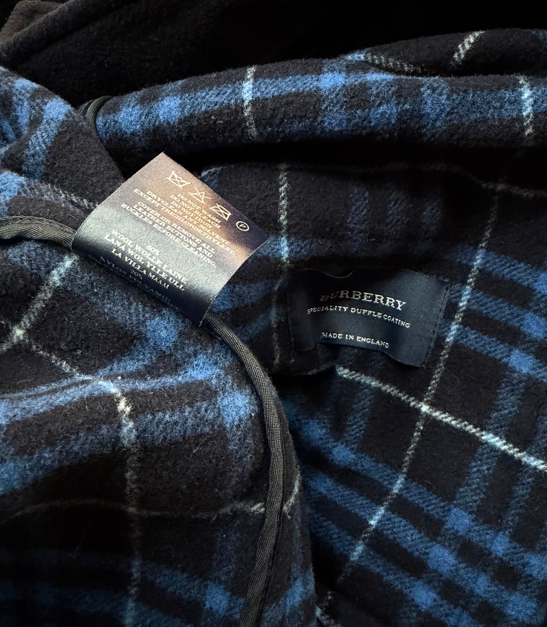 55/ 버버리 떡볶이 후디 울 코트 자켓 상품이미지9