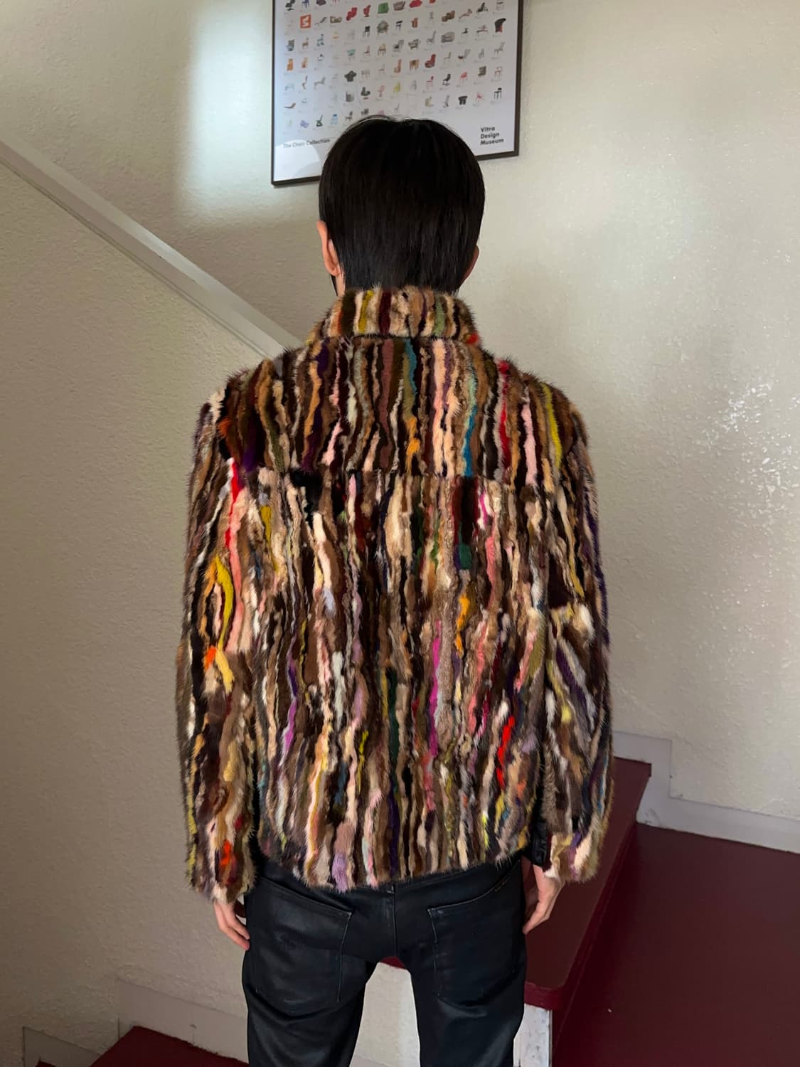 밍크 멀티컬러 럭셔리 자켓 상품이미지6