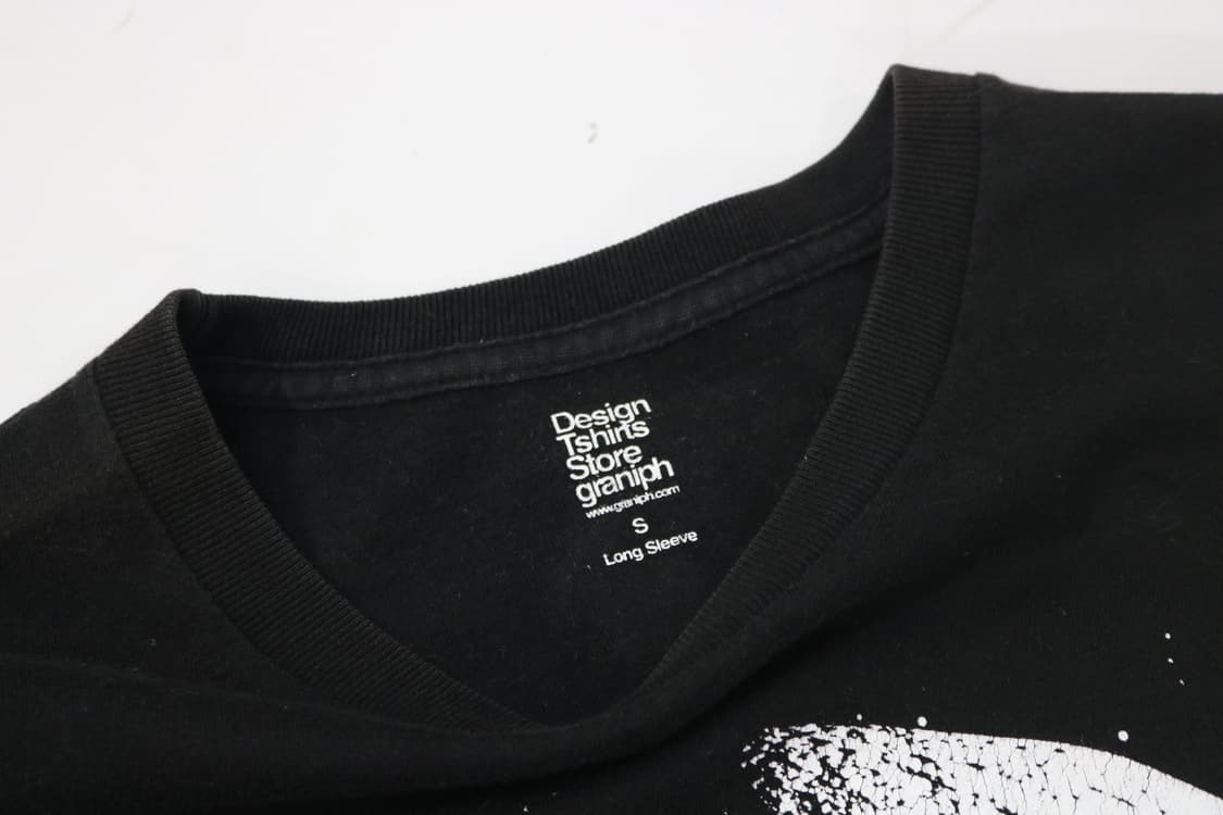 달나라 토끼 그래픽 긴팔 티셔츠 (S) 상품이미지4