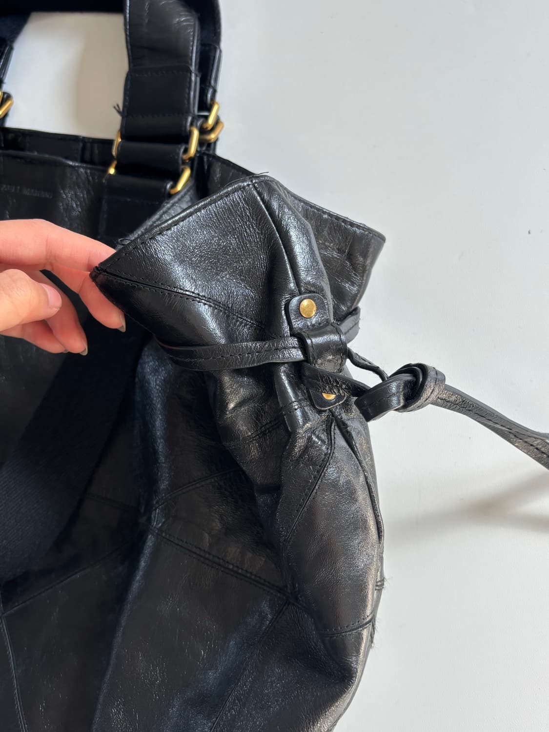 Isabel Marant 이자벨마랑 레더 패치워크 토트백 상품이미지7