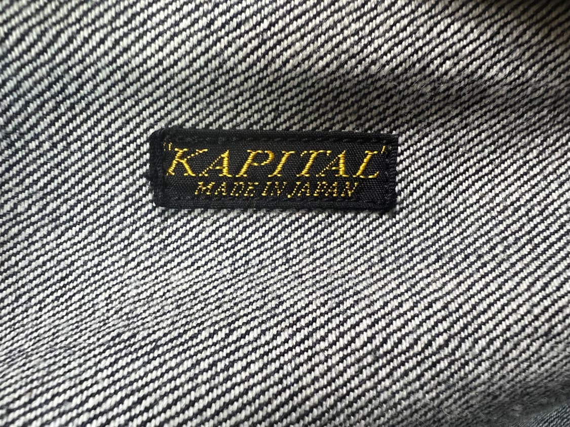 캐피탈 14온즈 데님 1ST 원 워시 자켓 인디고 상품이미지4