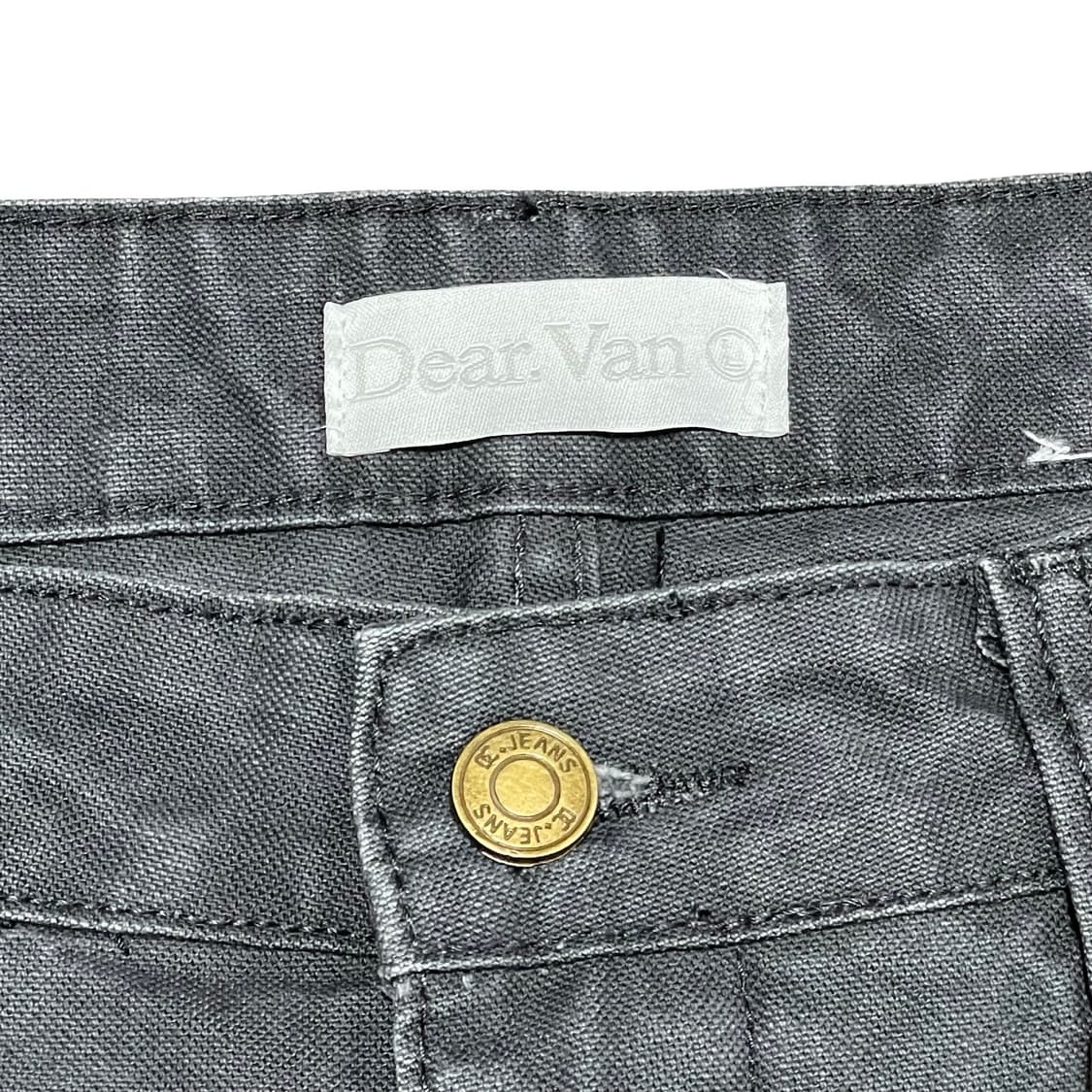 [33] Dear.van 빈티지 워싱 카고 와이드 워크팬츠 상품이미지2