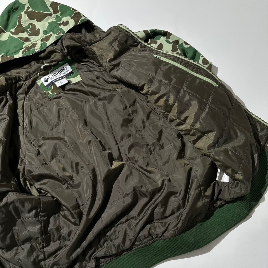 컬럼비아 카모플라쥬 후드 경량 패딩 자켓 상품이미지7