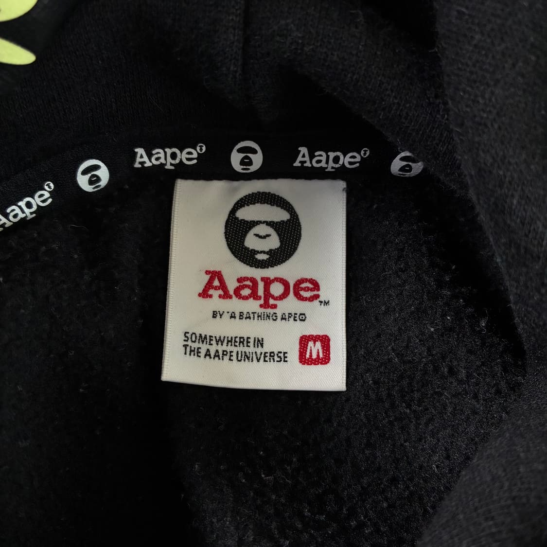 Aape 베이프 에이프라인 카모후드 리플렉트 후드티 상품이미지7