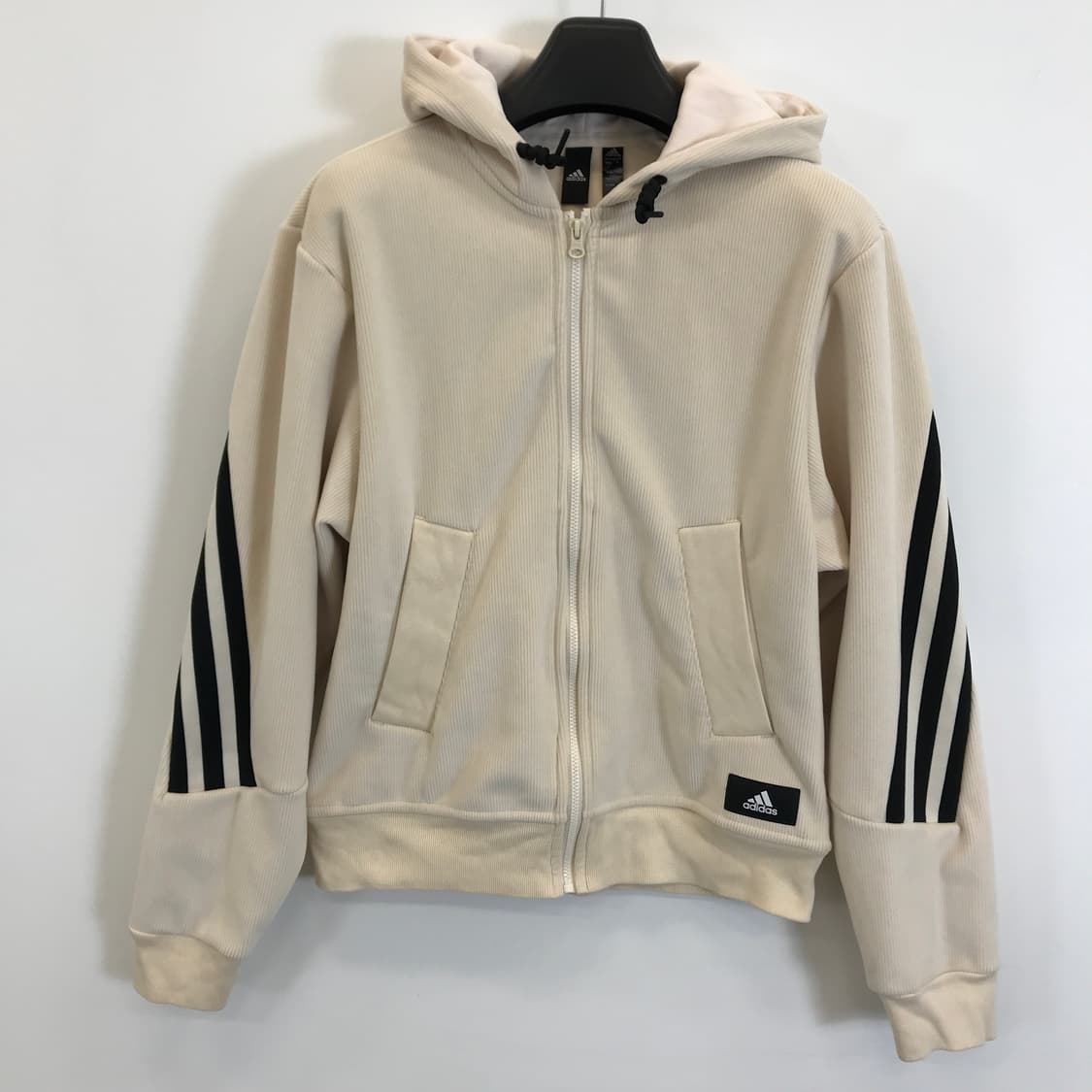 아디다스 코듀로이 골지 후드집업 [여성M] 상품이미지1