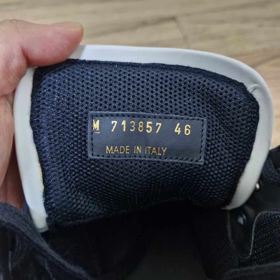 [46] SLP 생로랑 SL/24 송치가죽 지브라 하이탑 스니커즈 상품이미지8