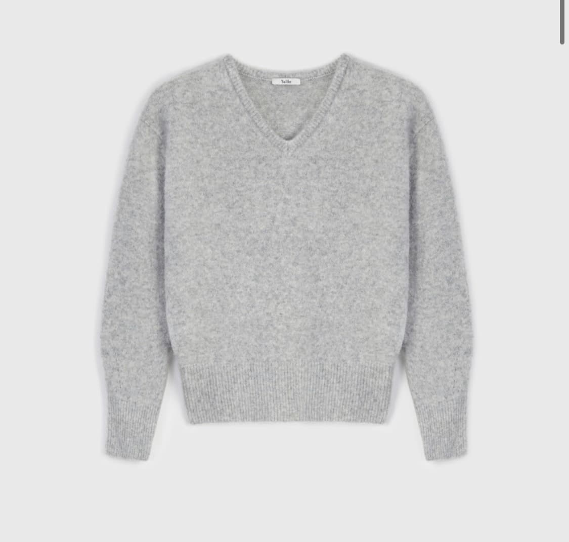 타일레 브이넥 클라우드 그레이2사이즈 구합니다! 상품이미지1