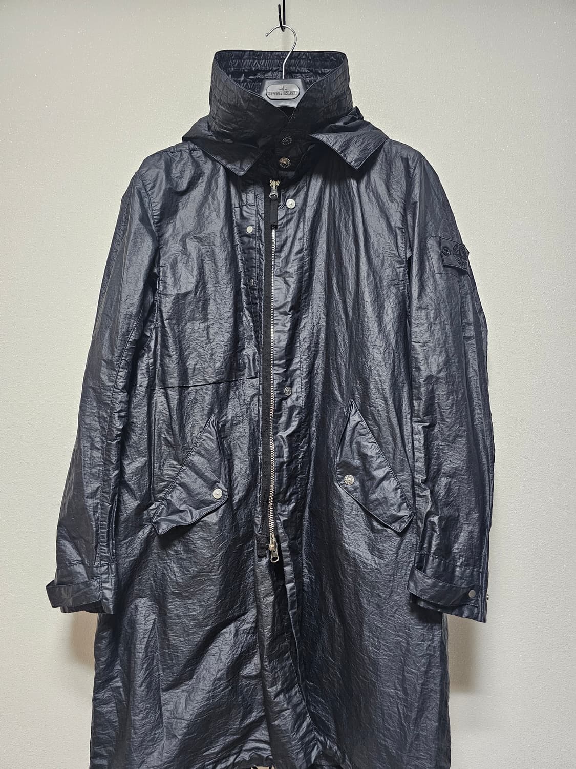 스톤아일랜드 쉐도우프로젝트 오파크 나일론 롱 자켓 상품이미지1