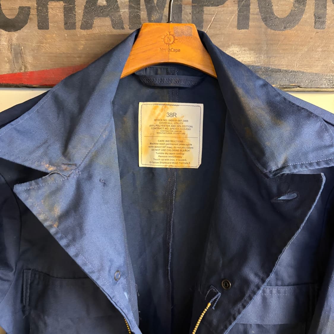미군 오리지널 커버올 38R Size (95-100) 상품이미지4