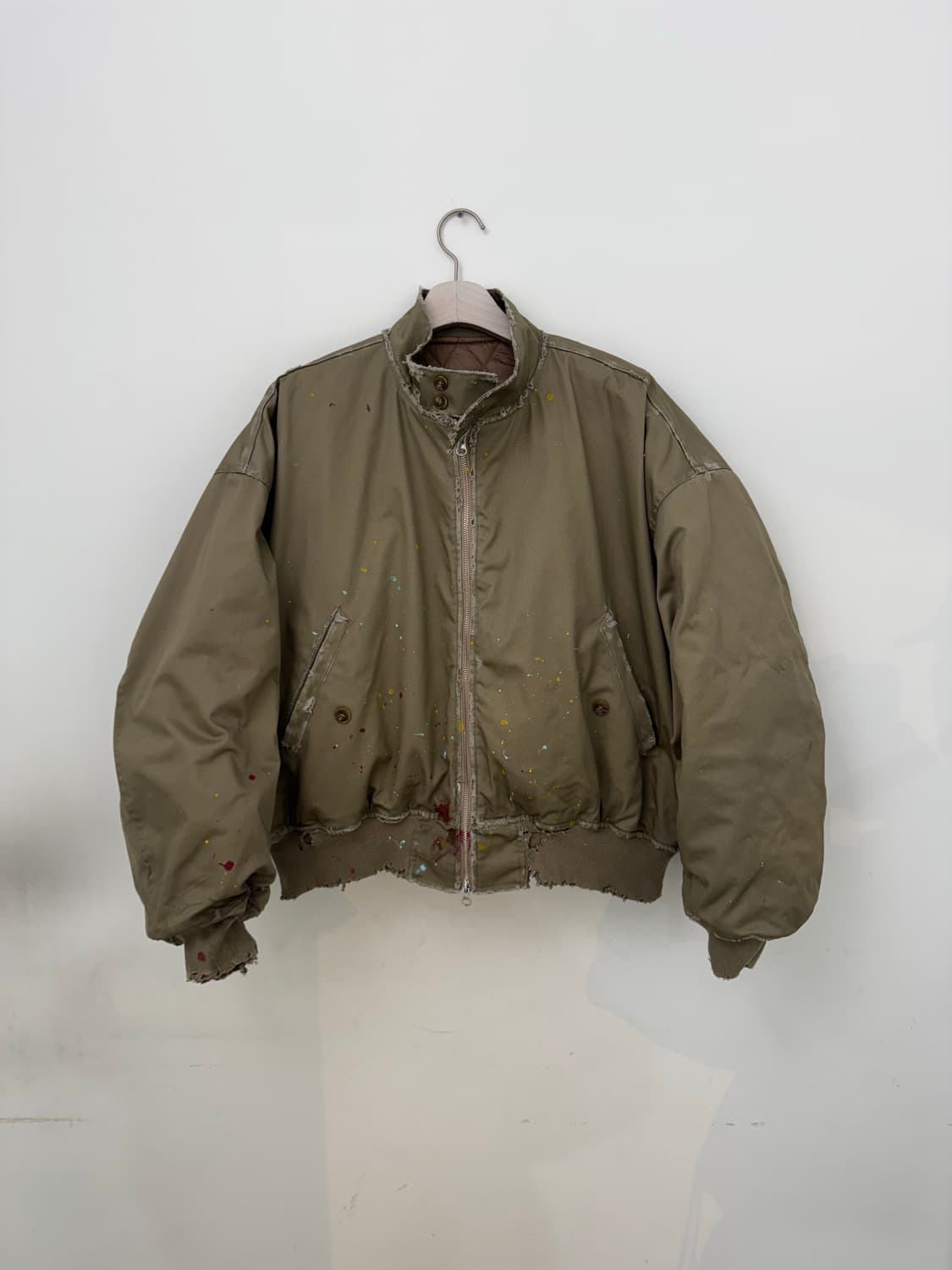 빈티지 퍄디드 패딩자켓 상품이미지1