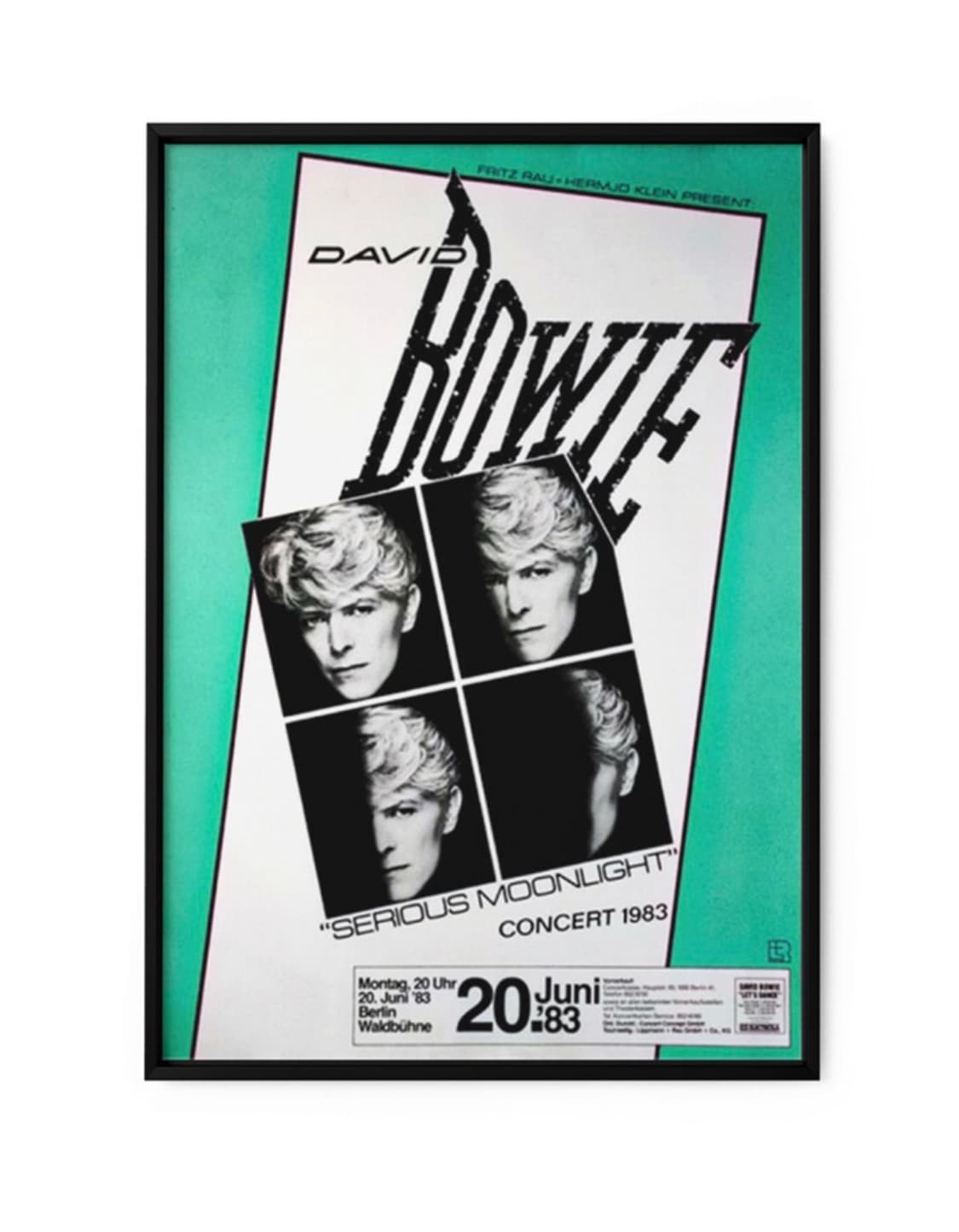 데이빗 보위 'Serious Moonlight Tour' 오리지널 포스터 상품이미지1