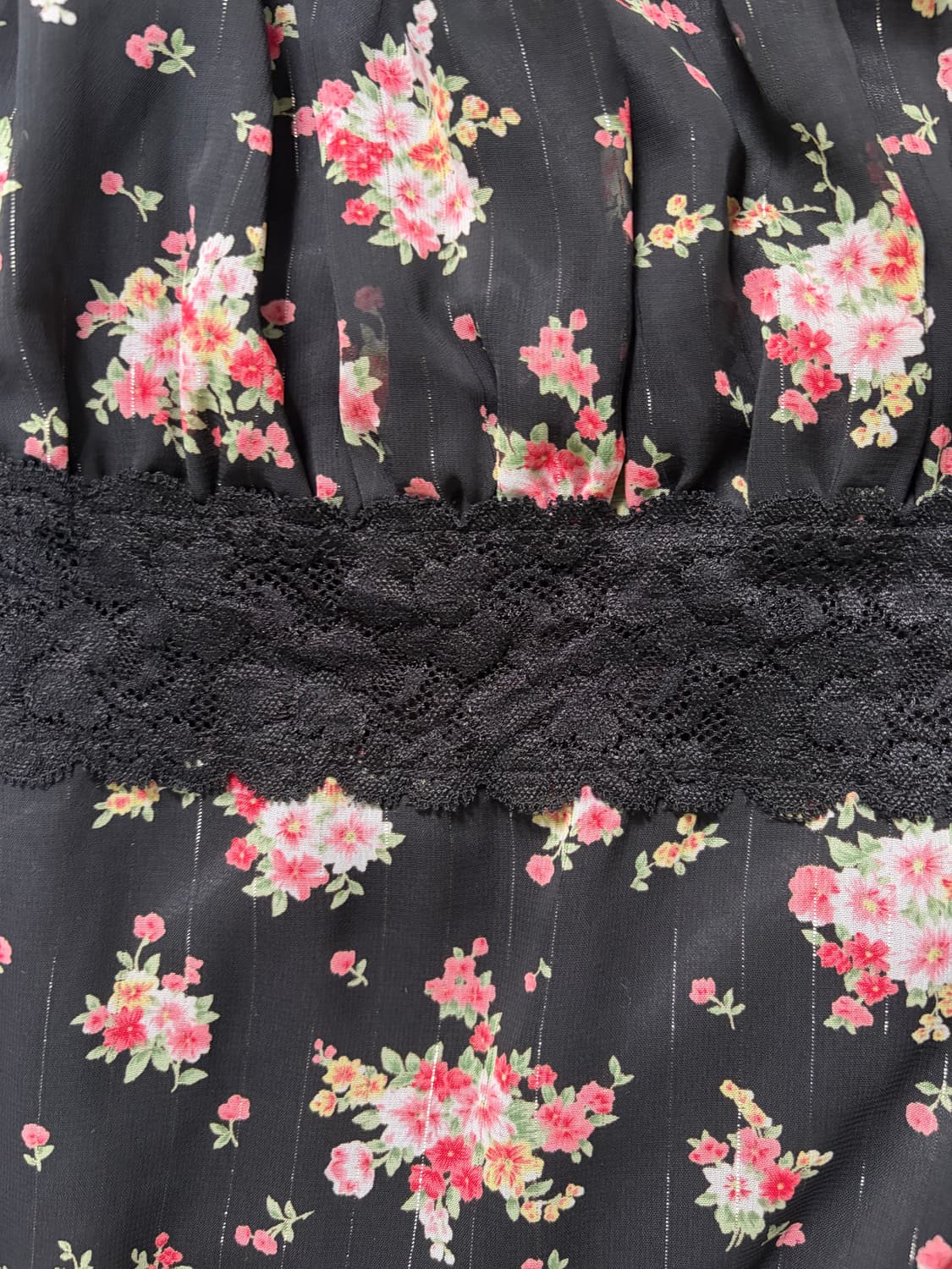 빈티지 백예린 플라워 플로랄 원피스 상품이미지2