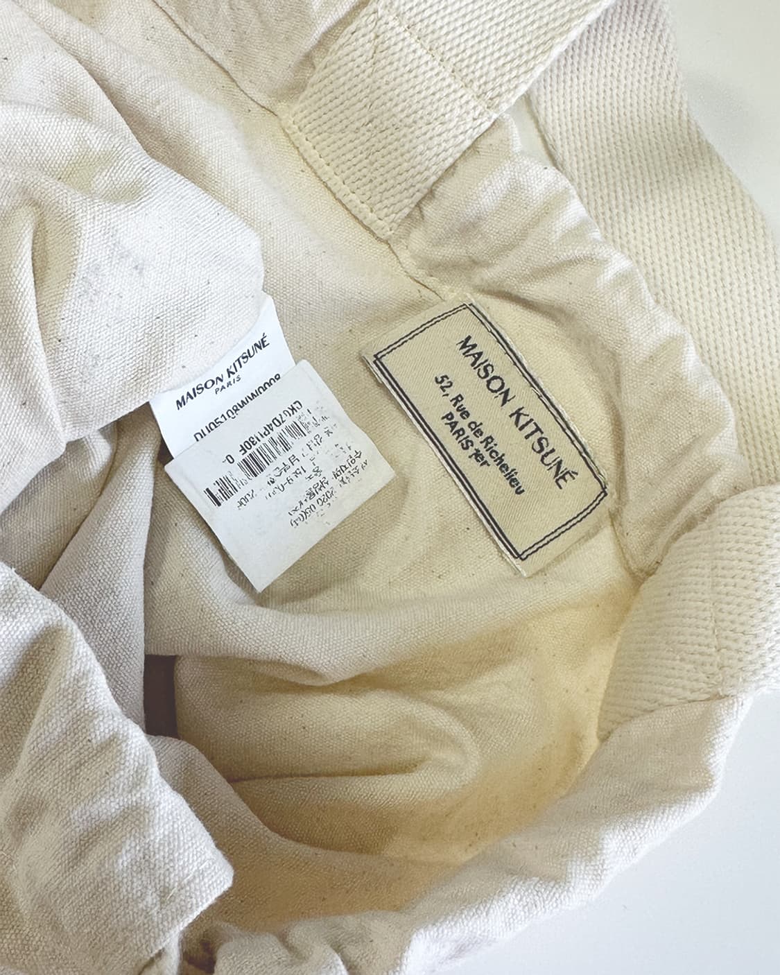 메종키츠네 스트링 에코백 상품이미지3