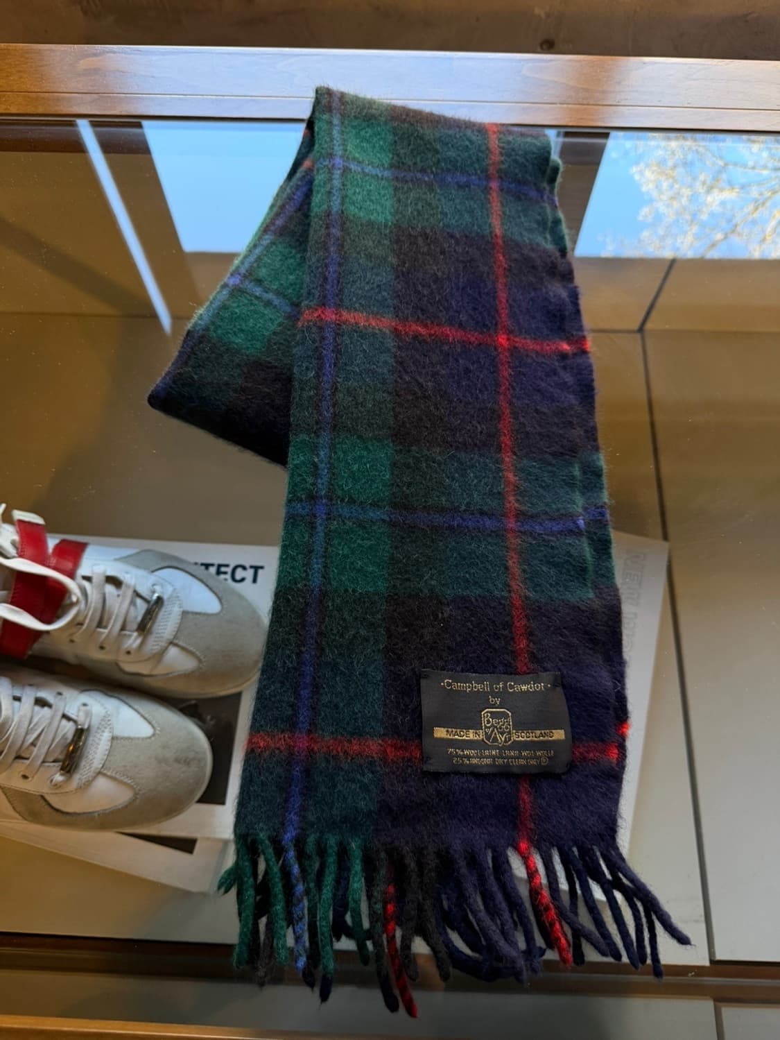 BEGG 스코티쉬 블랙와치 머플러 상품이미지10