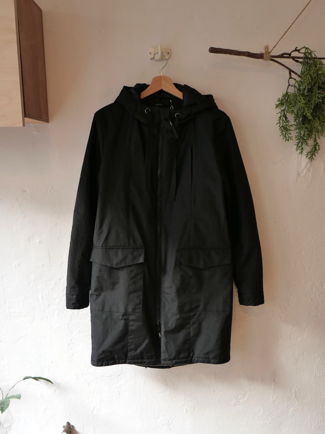 넘버나인 후디드 코트 상품이미지2