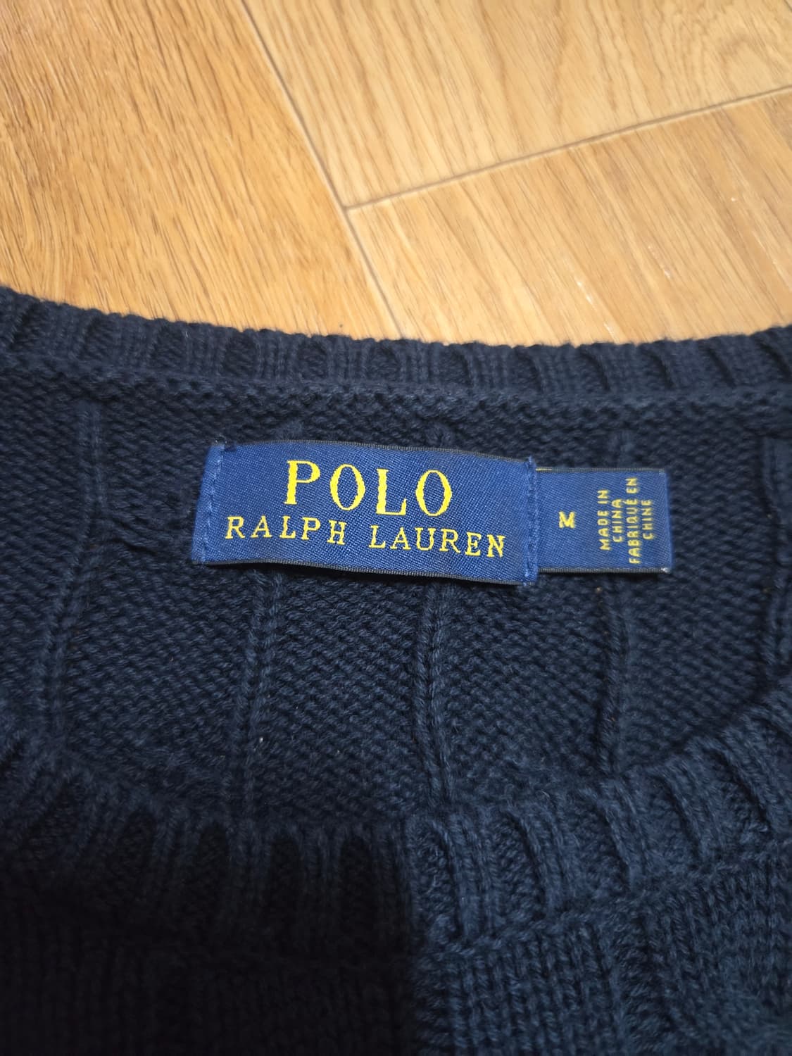 폴로 랄프로렌 정품 남성 코튼 케이블 니트 상품이미지5