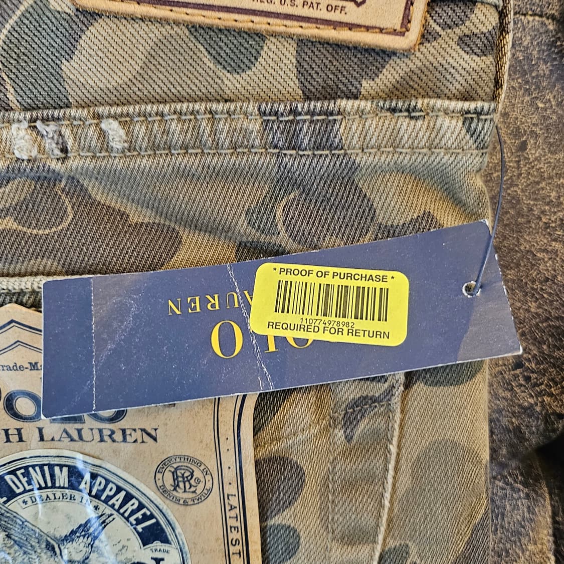 폴로 랄프로렌 카모플라주 진 상품이미지2