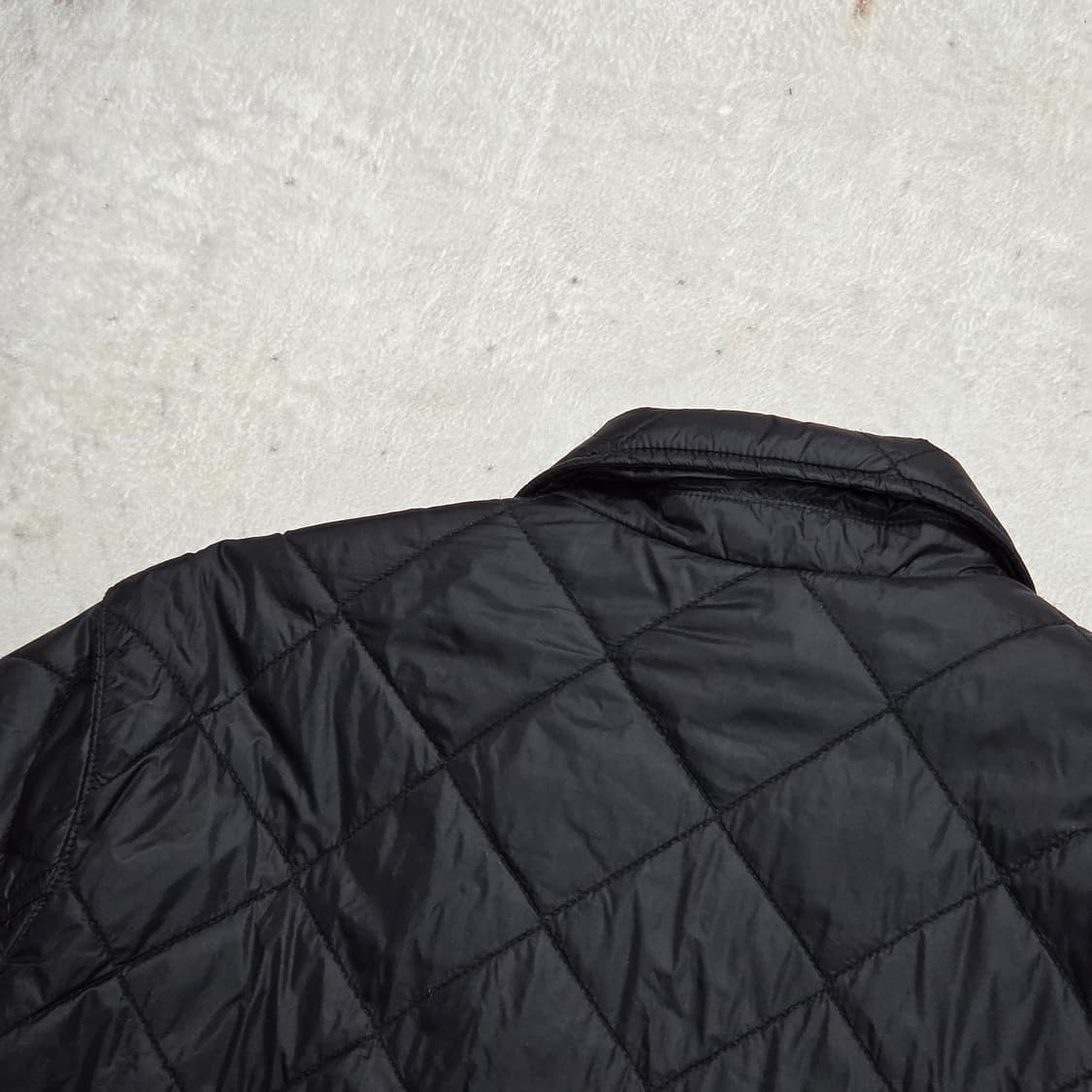 자라 패디드 누빔 블랙 셔츠 상품이미지5