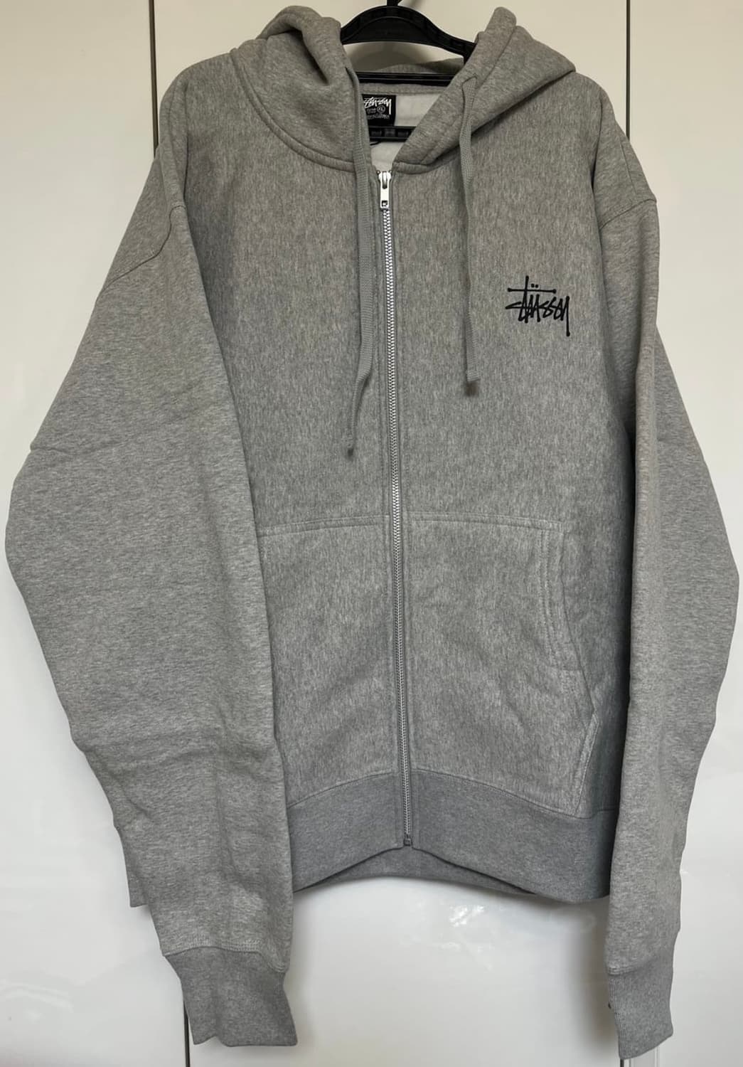 스투시 베이직기모 후드집업 상품이미지2