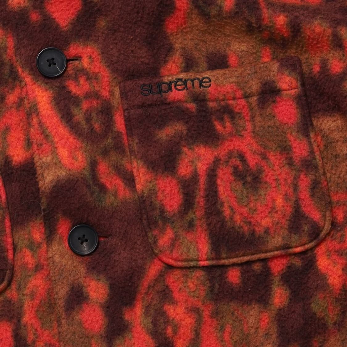 Supreme Paisley Fleece Shirt  상품이미지5