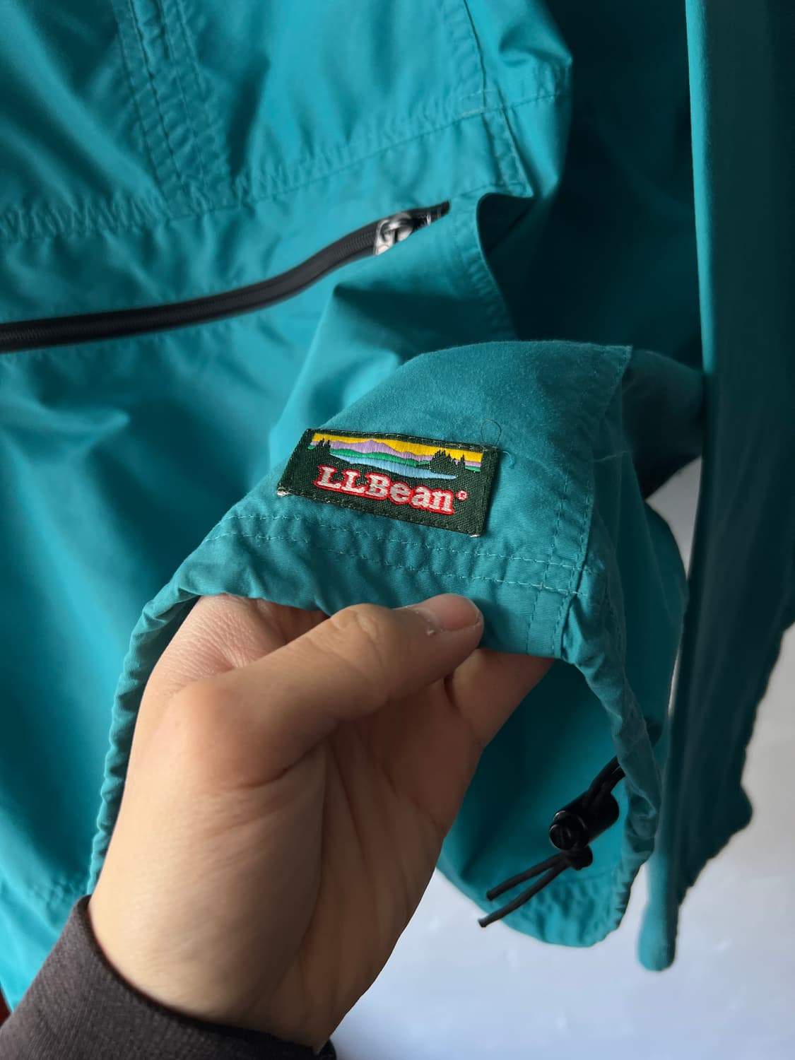 [2XL]80's 엘엘빈 Made in USA 나일론 아노락 자켓 상품이미지5