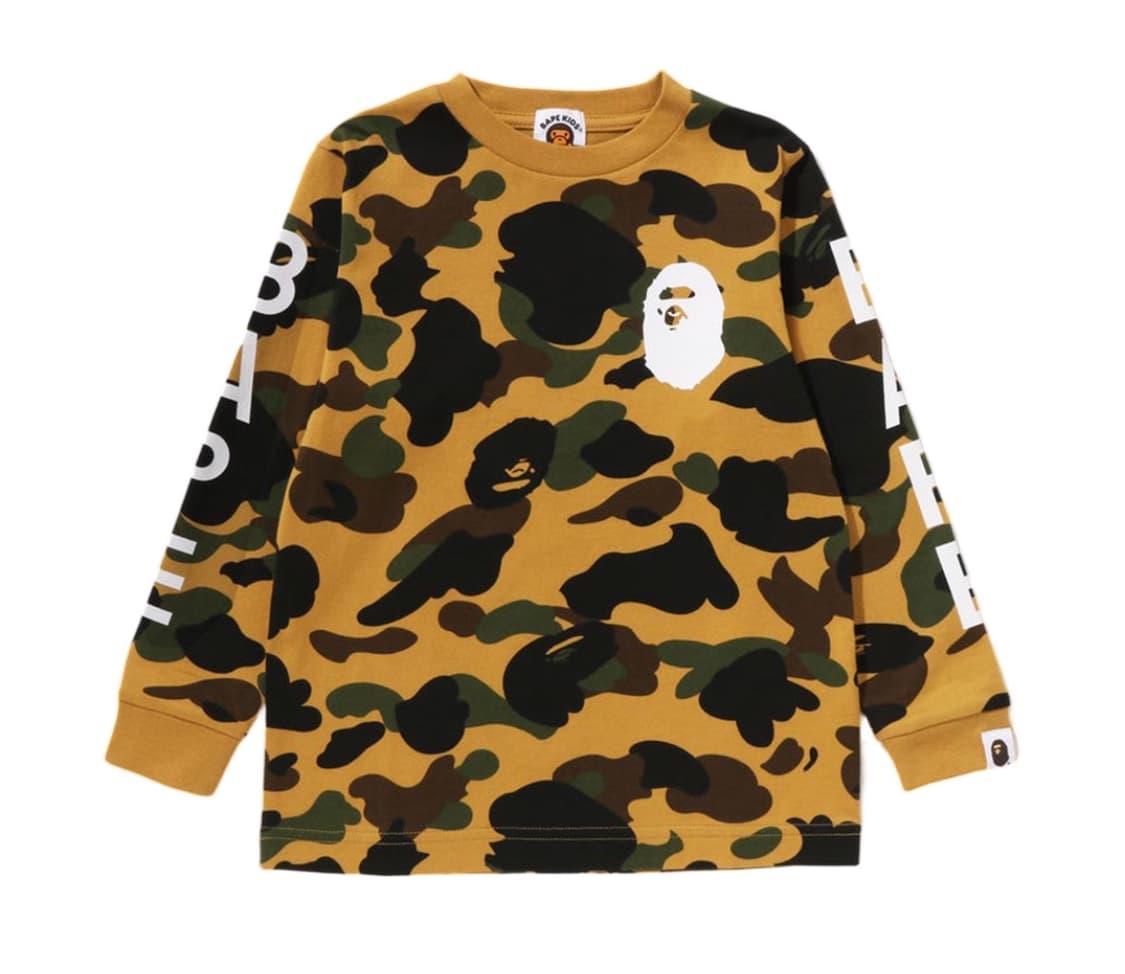 베이프 카모 롱슬리브 XL 상품이미지1