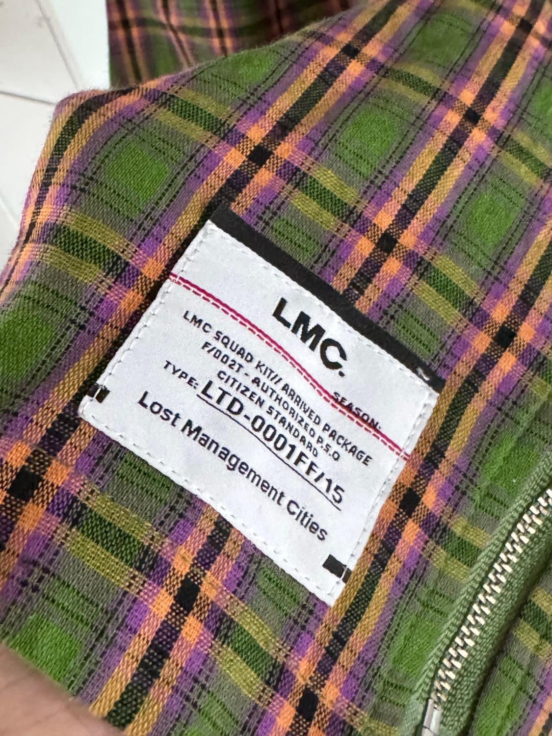 LMC 체크 블루종 2 상품이미지2