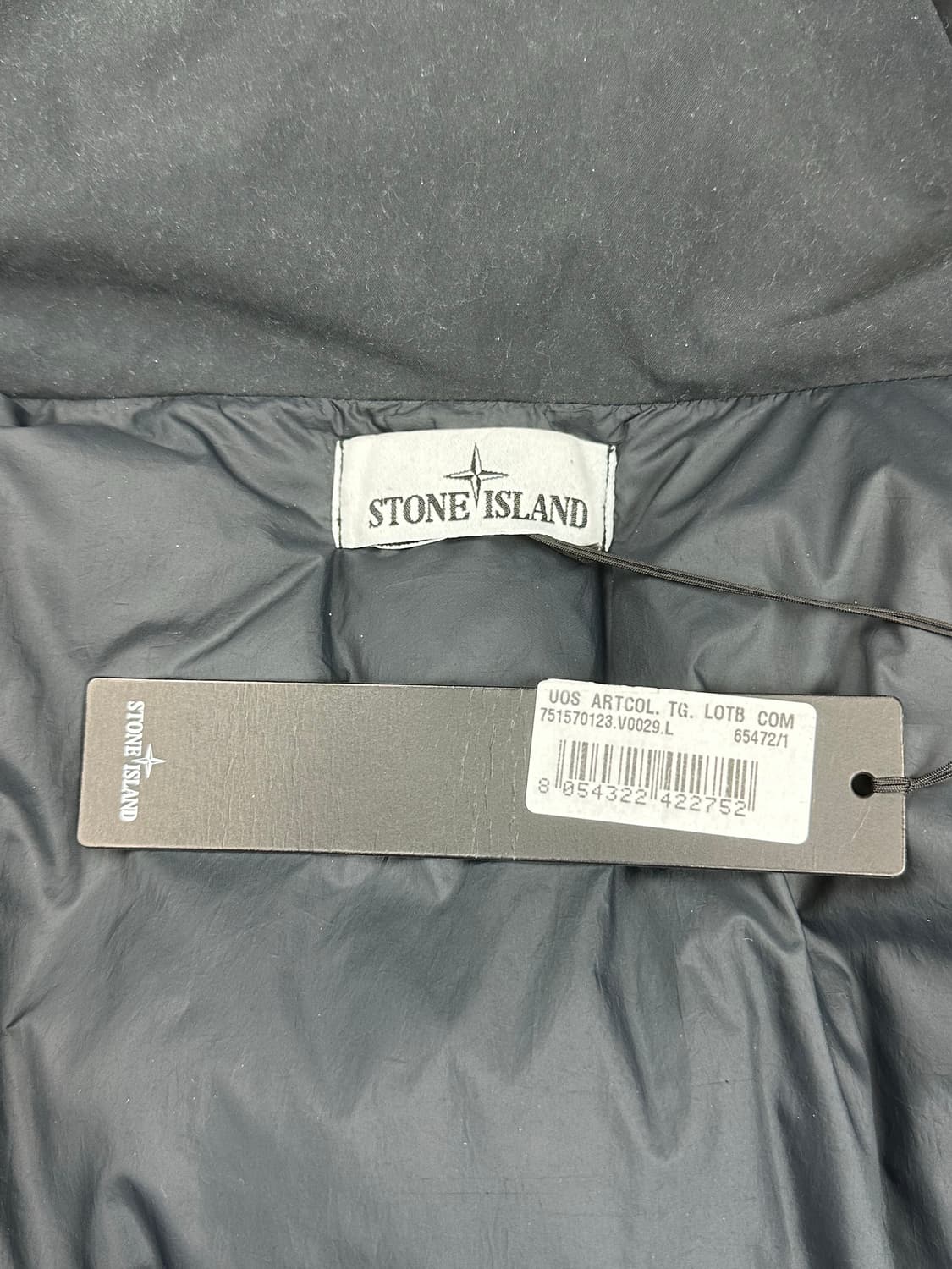 [L] 정품 스톤아일랜드 21FW 크링클랩스 롱패딩 블랙 상품이미지8