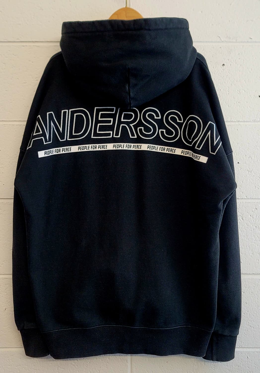 앤더슨벨 오버핏 후드티(안감 약기모) 판매 상품이미지2