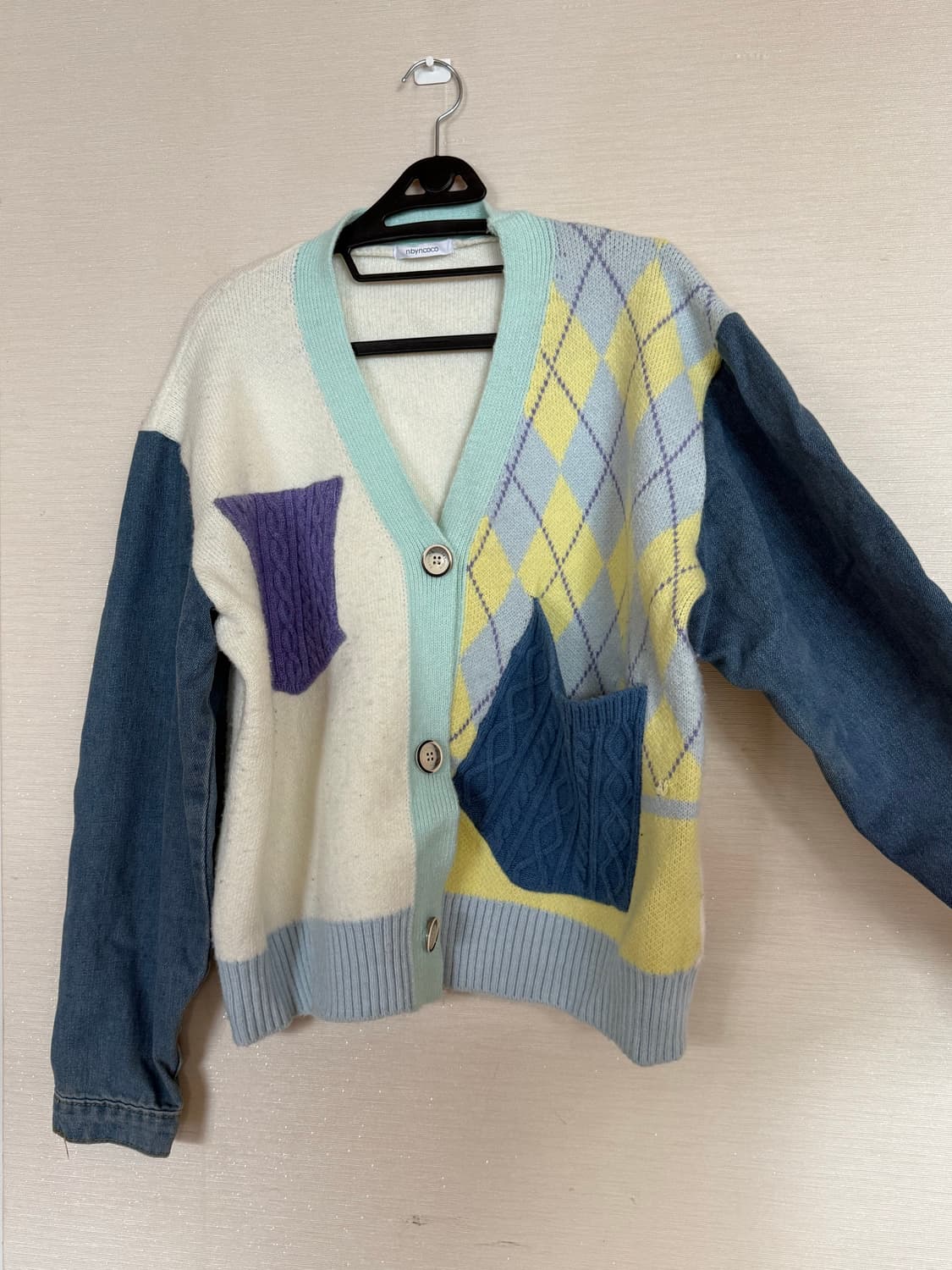 n.by.coco 니트 청자켓 상품이미지2