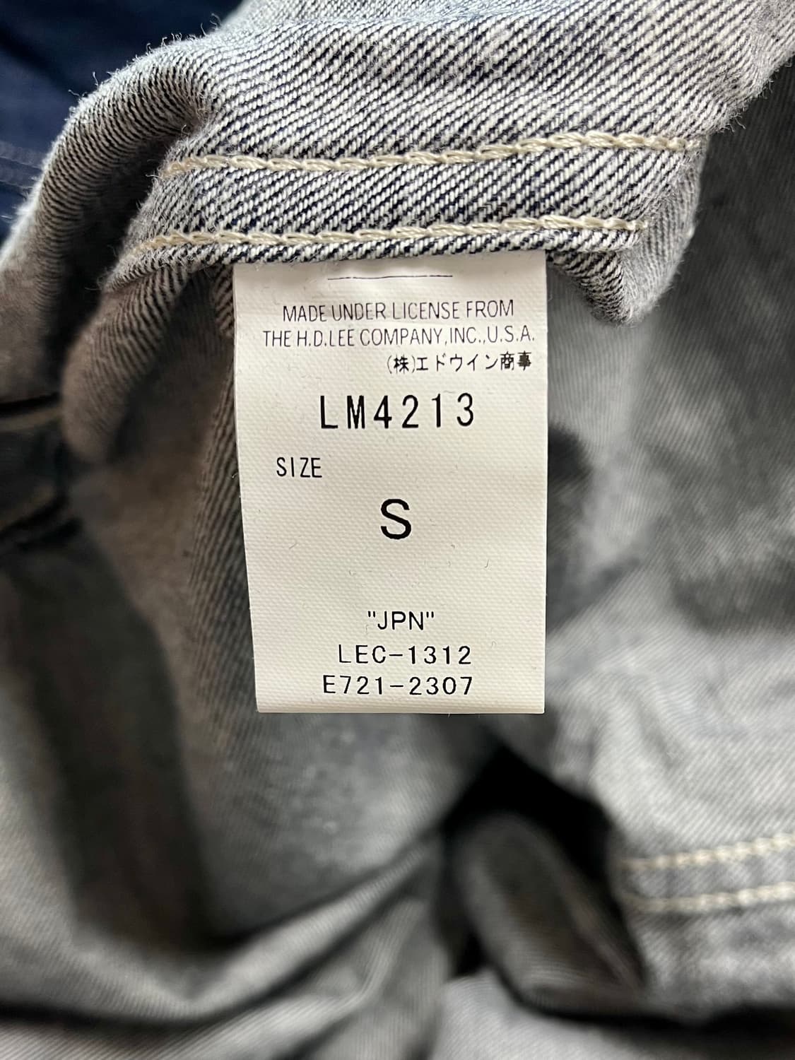 리 Lee 유니온 점프수트 올인원 커버올 인디고 S 상품이미지8