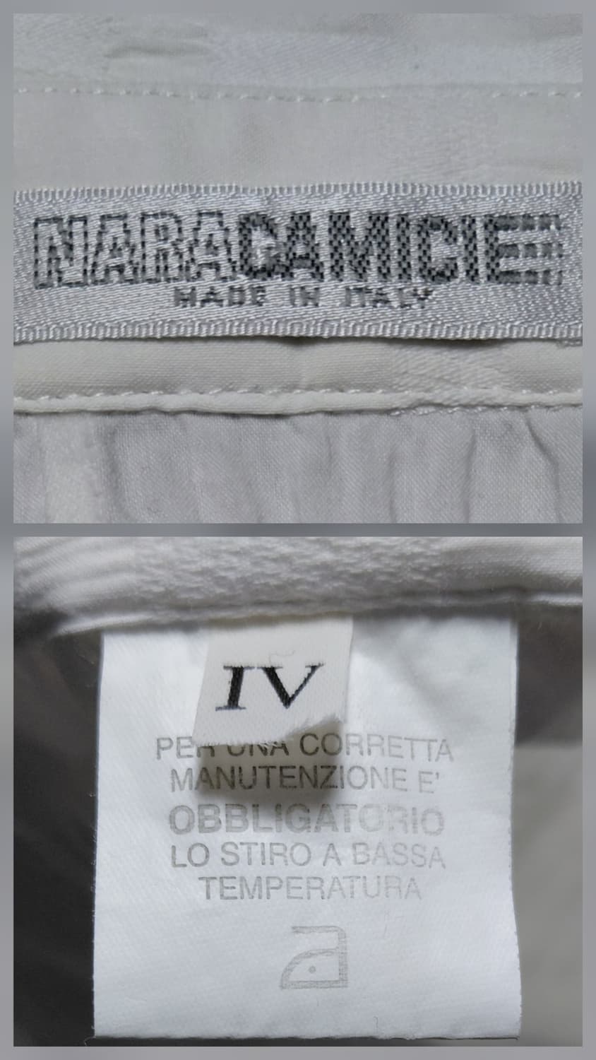 [MADE IN ITALY] NARACAMICIE 입체 링클 7부 셔츠 상품이미지5