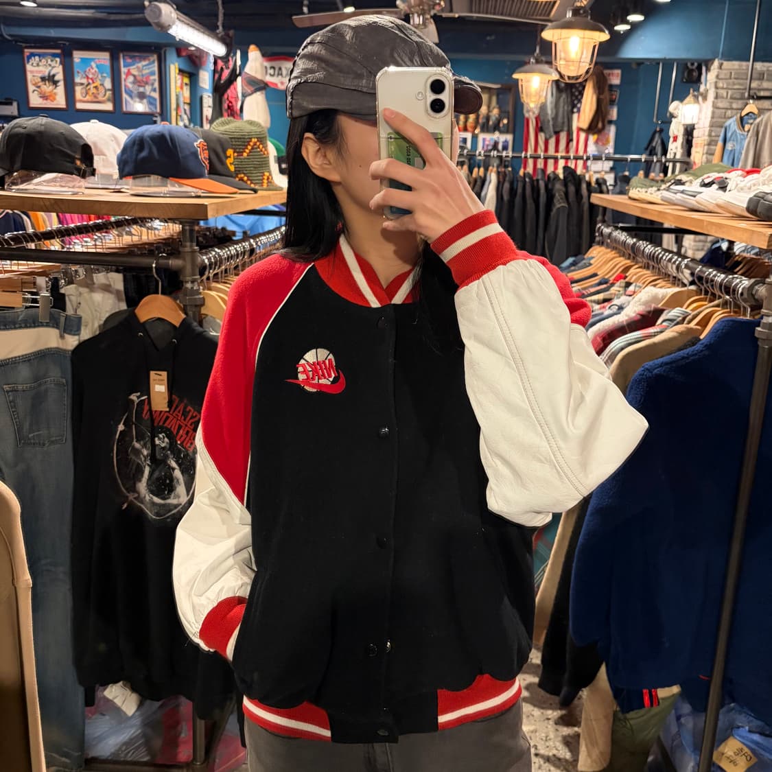 nike 나이키 자수 울 바시티 점퍼 상품이미지1