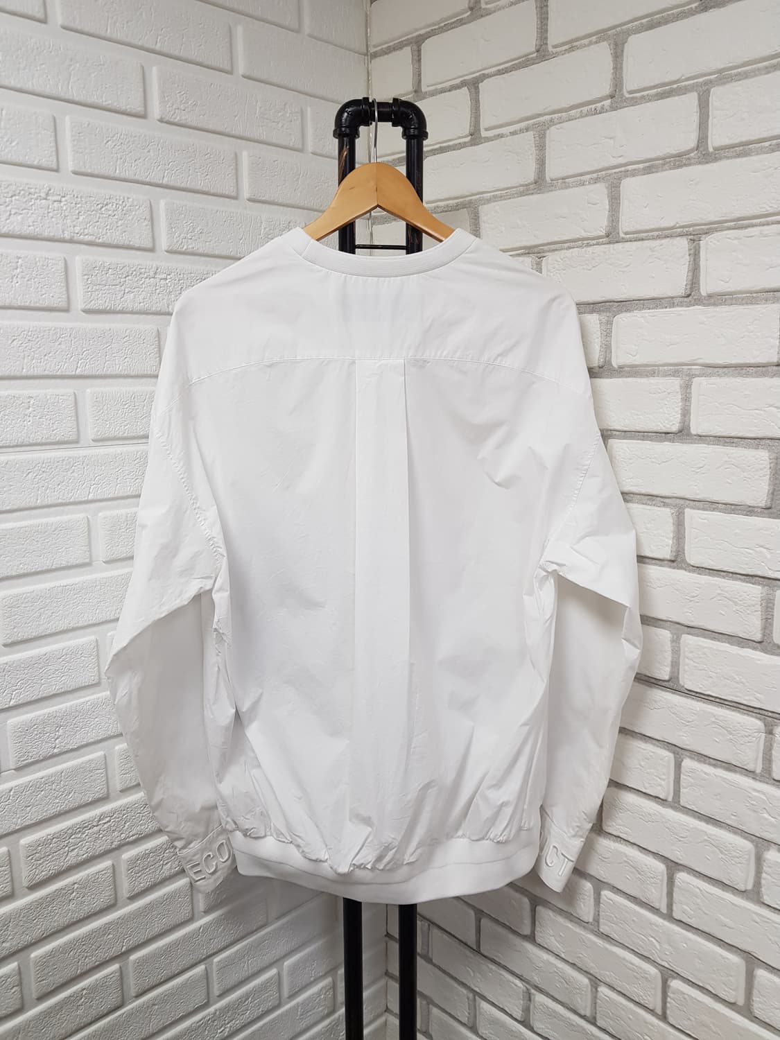 [46/100/정품] 준지 프린팅 셔츠 긴팔티 화이트 상품이미지10