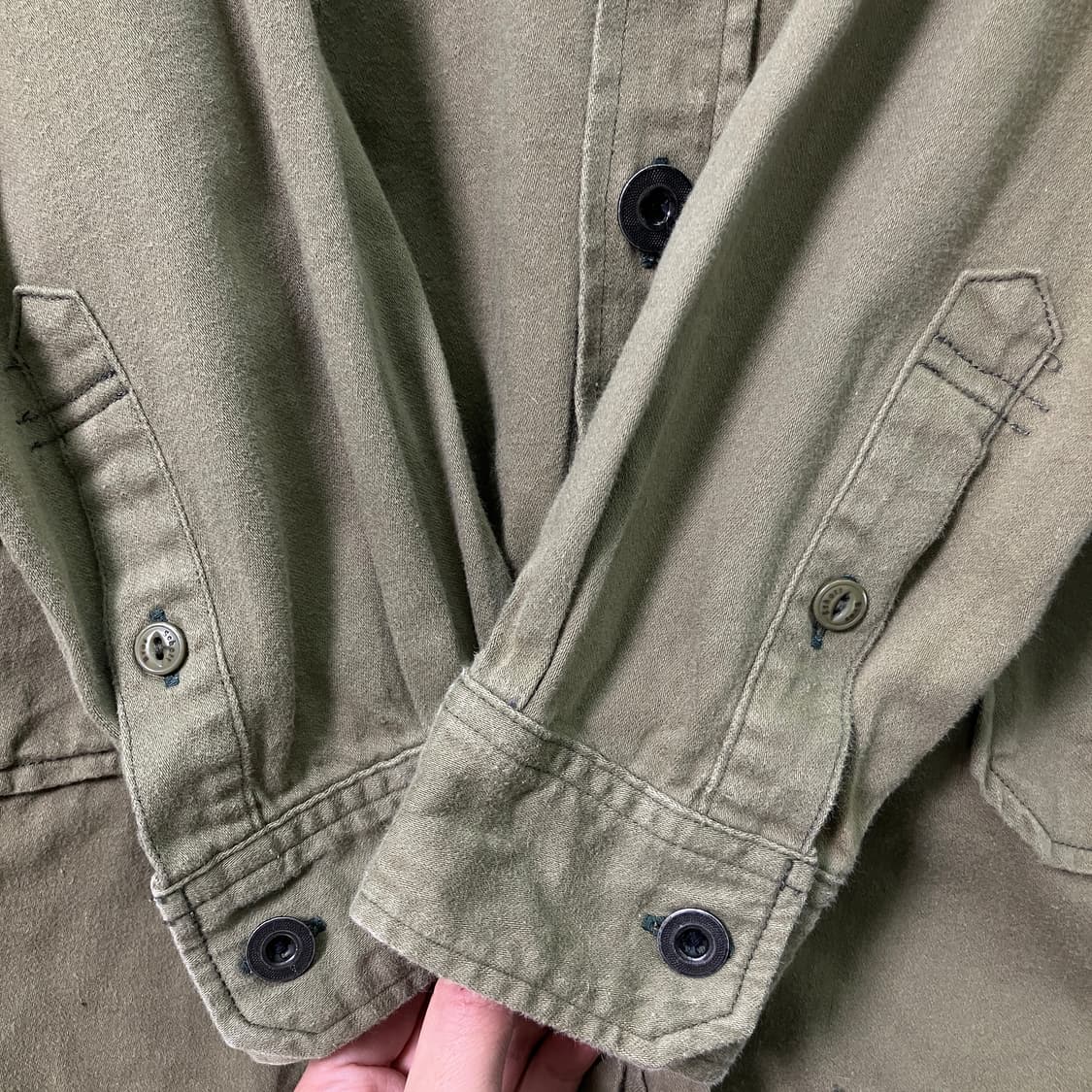 Schott 쇼트 퍼티그 유틸리티 셔츠 자켓 L 상품이미지6