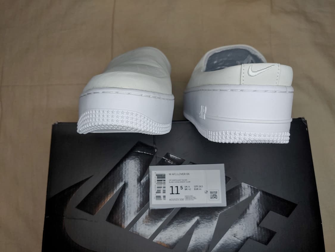 (W) 나이키 에어포스 1 러버 XX 뮬 슬리퍼 여성 우먼 270 275 상품이미지5