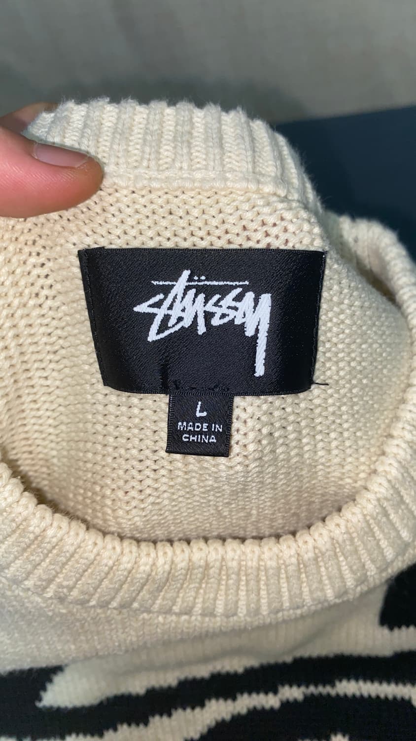 스투시 컬리 S 니트 상품이미지2