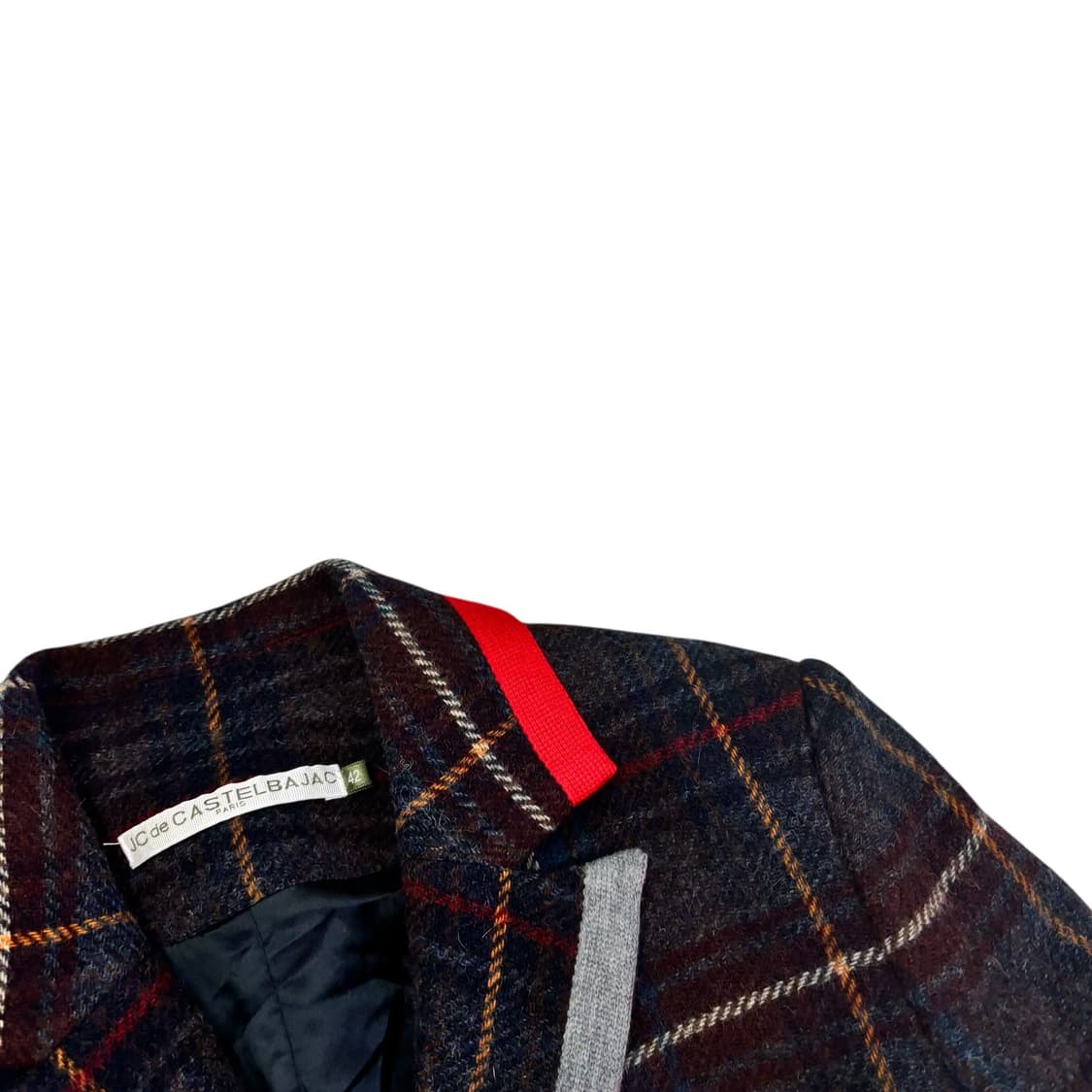 Jc de 카스텔바작 울 체크 자켓 상품이미지3