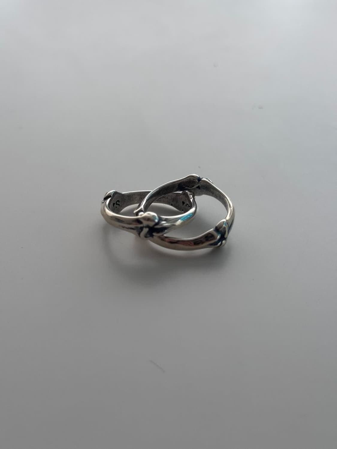 BONE SHAPE DUAL RING 듀얼 링 상품이미지5
