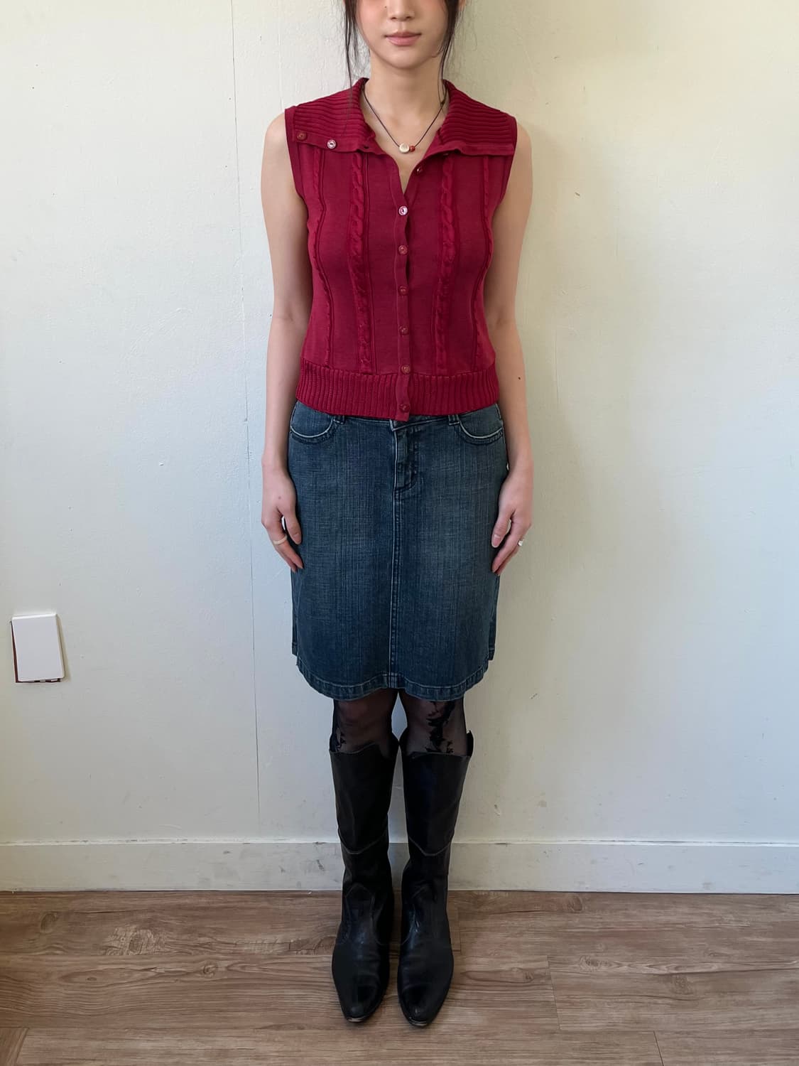 Gamel Road 데님 스커트 상품이미지7