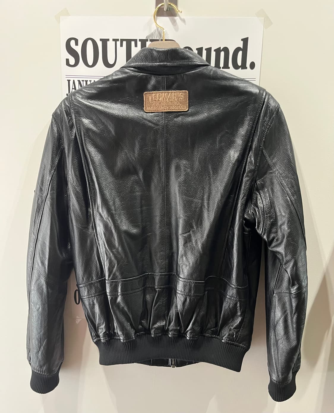 빈티지 가죽 자켓 상품이미지4