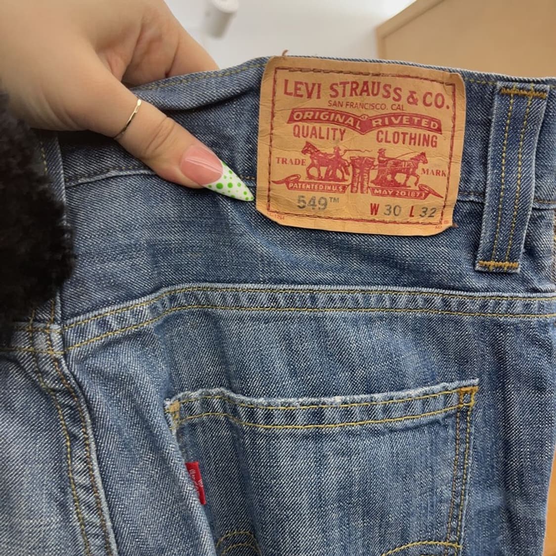 리바이스 549 빈티지 로우 루즈핏 데님팬츠 30인치 C09071 상품이미지5