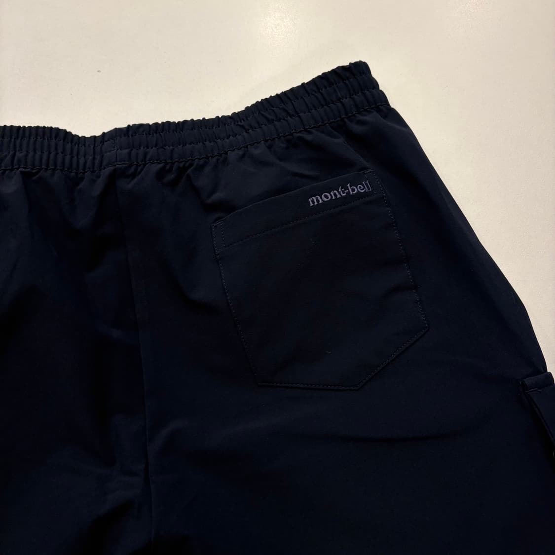 [L] 몽벨 블랙 조거 트레이닝 바지 테크 트랙 팬츠 D728 상품이미지3