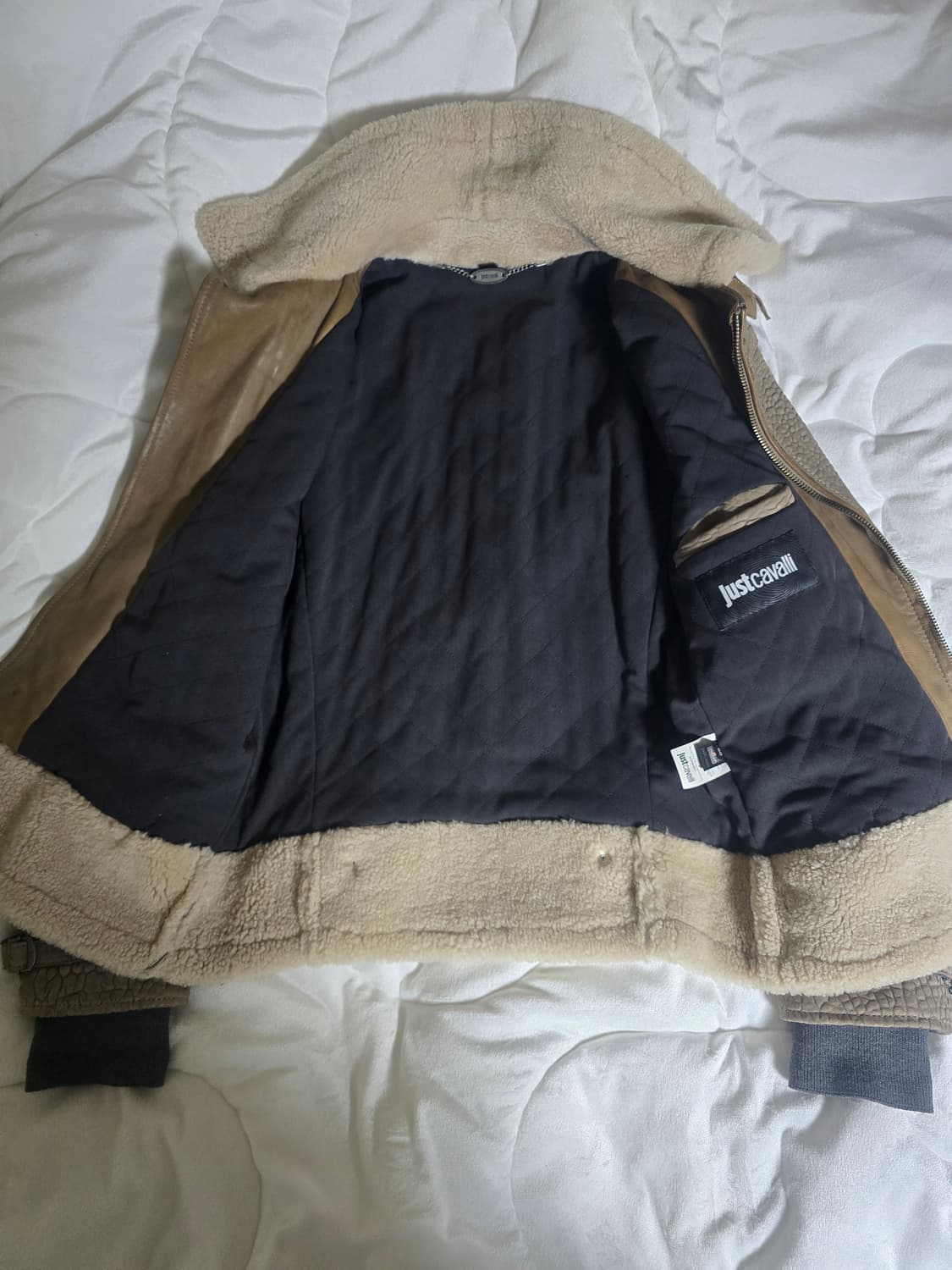 저스트 까발리(Just Cavalli) 리얼 쉐어링 무스탕자켓 (50) 상품이미지7