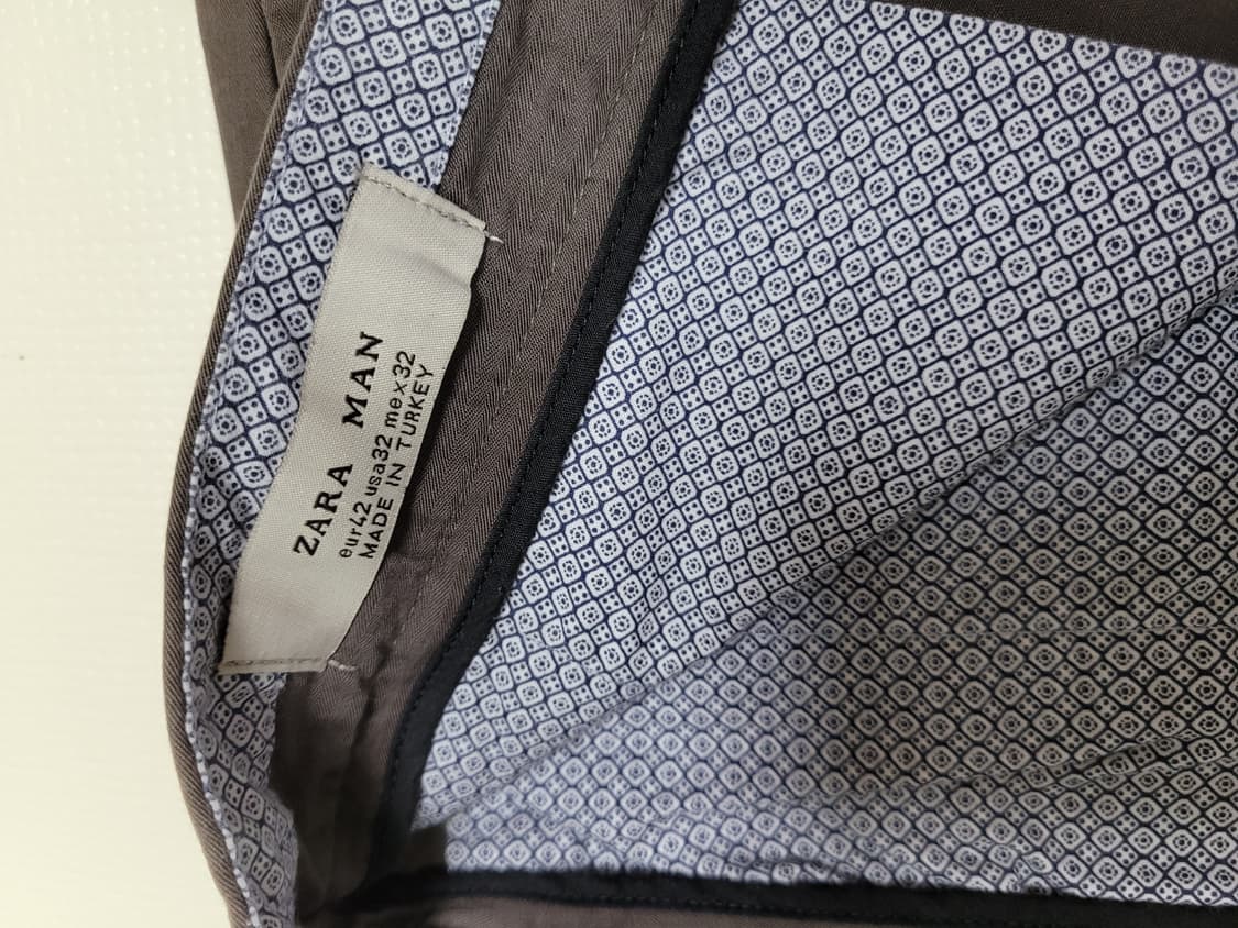 자라맨 ZARAMAN 스트링 면바지 36 카키 상품이미지6