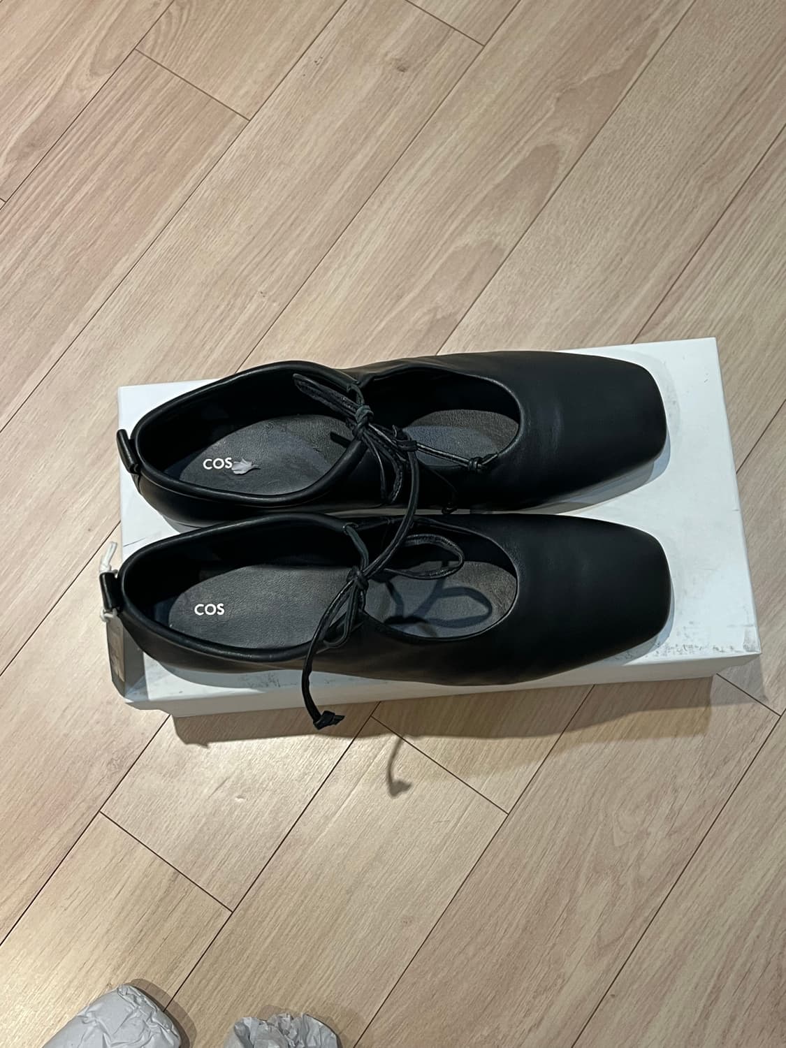 Cos 발레리나 레이스업 플랫 상품이미지2