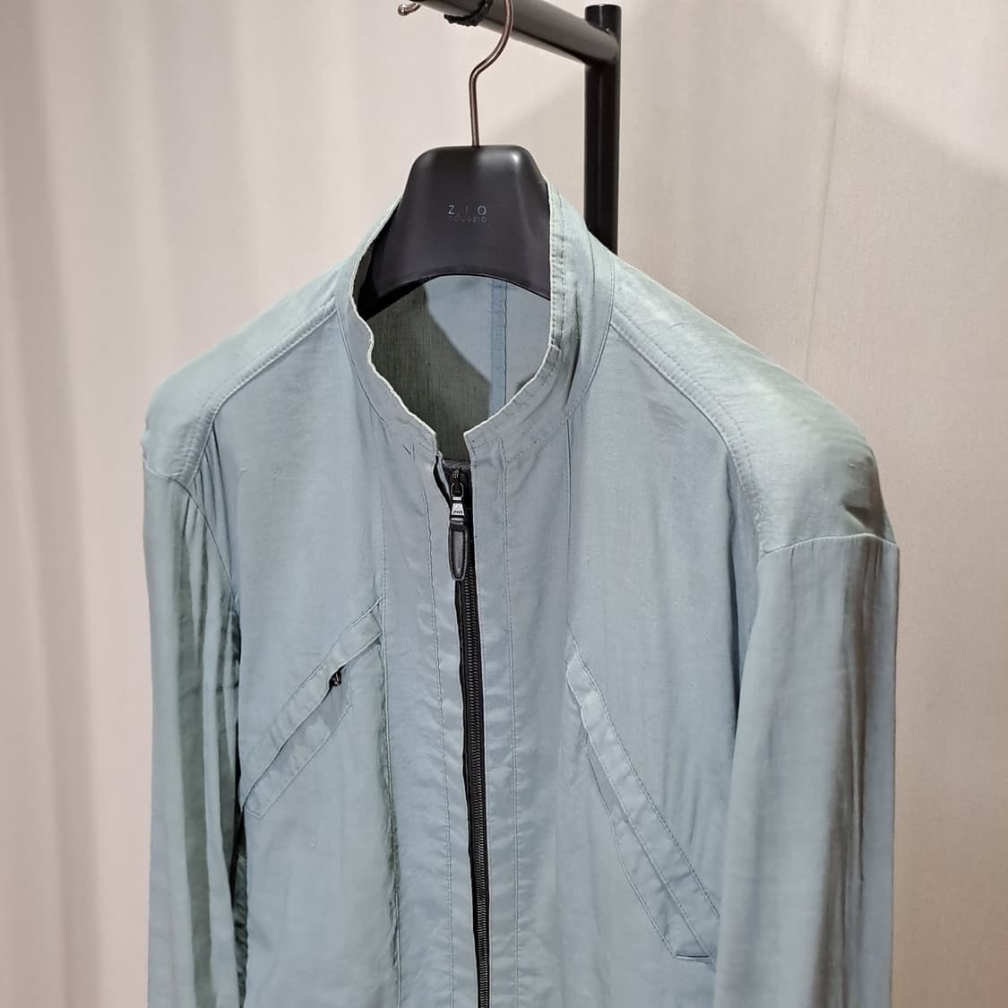 (택포) 타임옴므 19SS 린넨 블루종 105 B436 상품이미지2